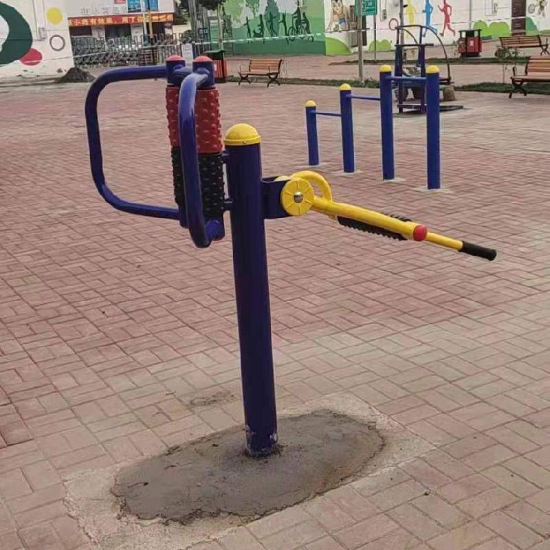 室外新农村老年人体育用品活动器材 双人漫步机(图8)