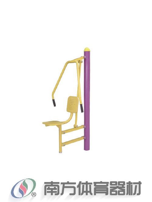 单人坐推器-室外健身器材 广东健身器材