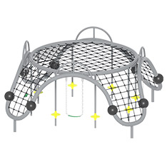 多功能攀爬组合
